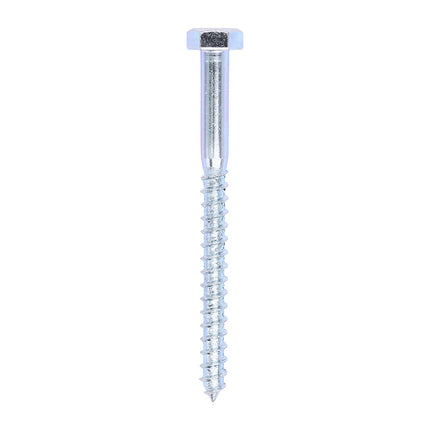 Timco Coach Screws, Hex, Zinc Steel, Lime