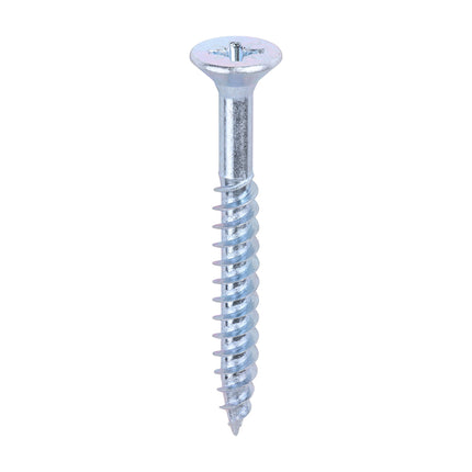 Timco Twin-Threaded Woodscrews Steel, Zinc, Lime