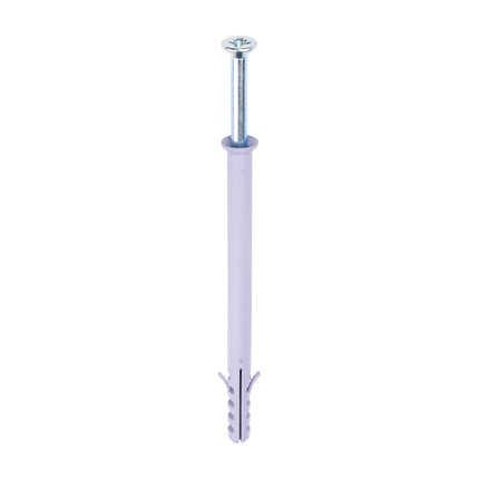 Timco Nylon Frame Fixing, Pz, Zinc Steel