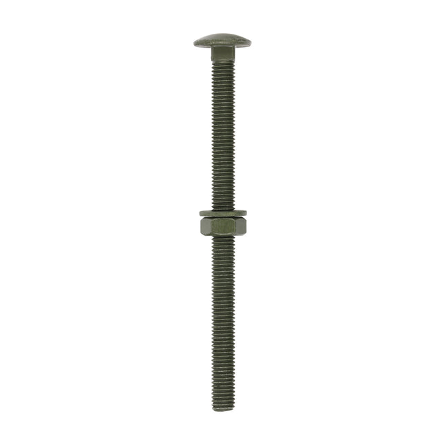 Timco Carriage Bolts Hex Nuts & Form A Washers Steel, Green, Lime