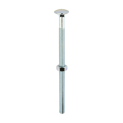 Timco Carriage Bolts & Hex Nuts, Zinc Steel