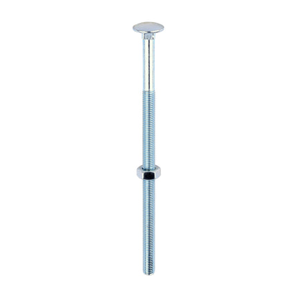 Timco Carriage Bolts & Hex Nuts, Zinc Steel