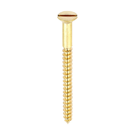 Timco Solid Brass Timber Screws Lime