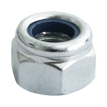 Timco Nylon Nuts, Type P, Zinc Steel, Clear