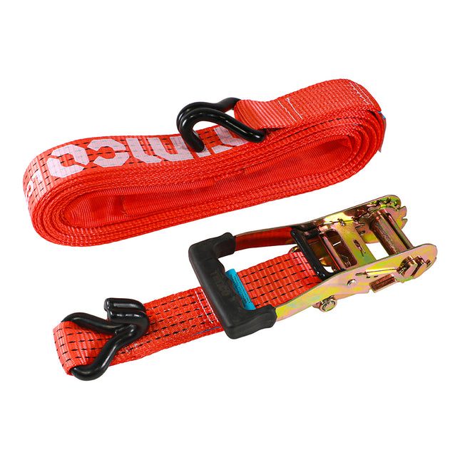 Timco Ratchet Strap, J Hook, Heavy Duty Lime, Red, Ash