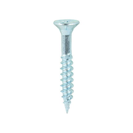 Timco Twin-Threaded Woodscrews Steel, Zinc, Lime