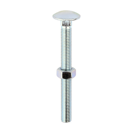Timco Carriage Bolts & Hex Nuts, Zinc Steel