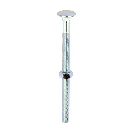 Timco Carriage Bolts & Hex Nuts, Zinc Steel