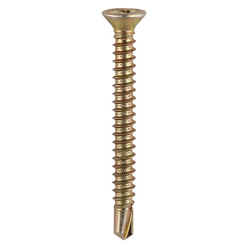 Timco Window Fabrication Screws Steel, Zinc, Pvc, Yellow, Lime