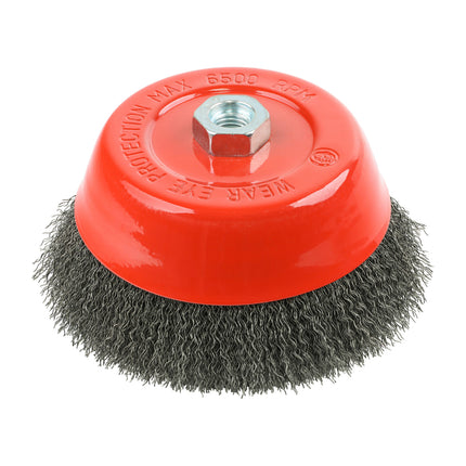 Timco Angle Grinder Cup Brush, Crimped Steel Wire