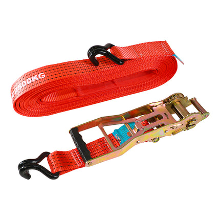 Timco Ratchet Strap, J Hook, Heavy Duty Lime, Red, Ash