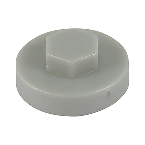 Hex Head Cover Caps - White