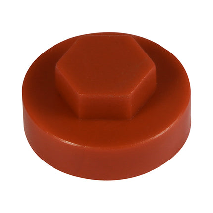 Hex Head Cover Caps - Terracotta
