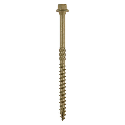 Timber Frame Construction & Landscaping Screws - Hex Head - Exterior - Organic Green