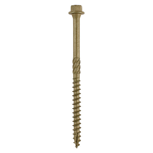 Timber Frame Construction & Landscaping Screws - Hex Head - Exterior - Organic Green