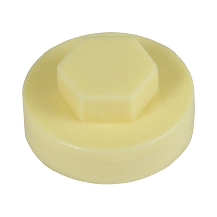Timco Hex Head Cover Caps, Honesty Plastic, Ash