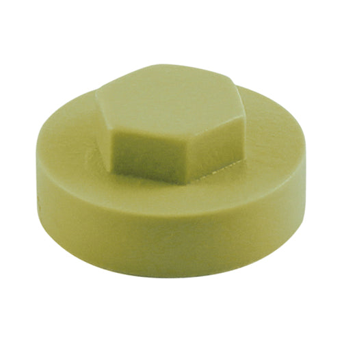 Timco Hex Head Cover Caps, Moorland Green Plastic, Ash
