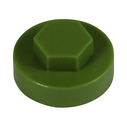 Timco Hex Head Cover Caps, Sage Plastic, Ash