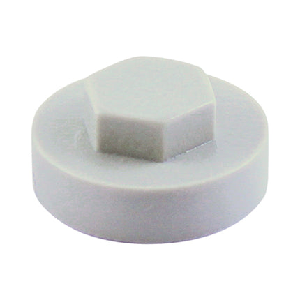 Timco Hex Head Cover Caps, Albatross Plastic, Ash