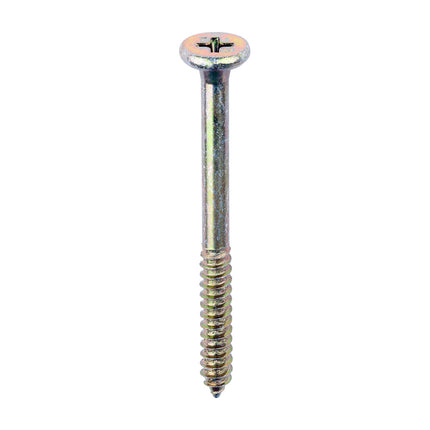 Element Screws - Shallow Pan Countersunk - PH - Self-Tapping Thread - AB Point - Yellow
