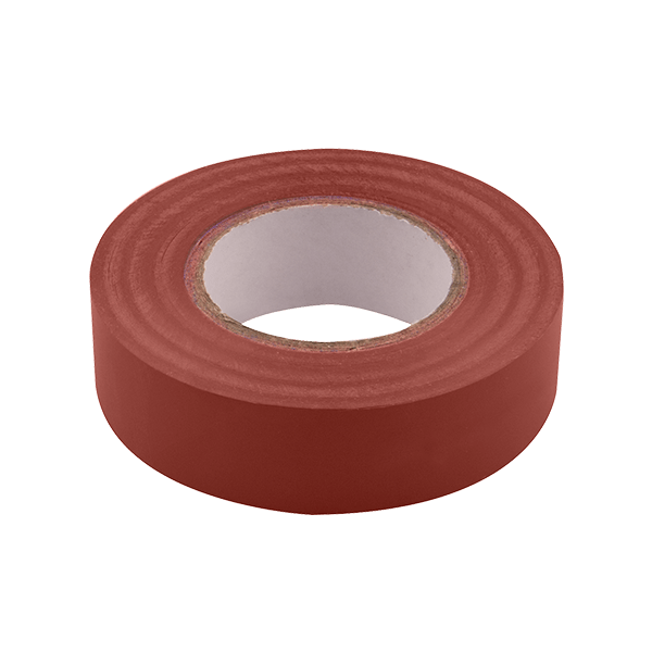 Brown PVC Electrical Insulation Roll Tape 19mm x 33m