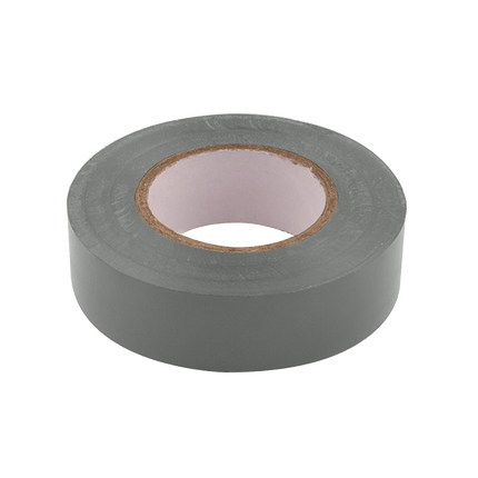 Grey PVC Electrical Insulation Tape 19mm 33m