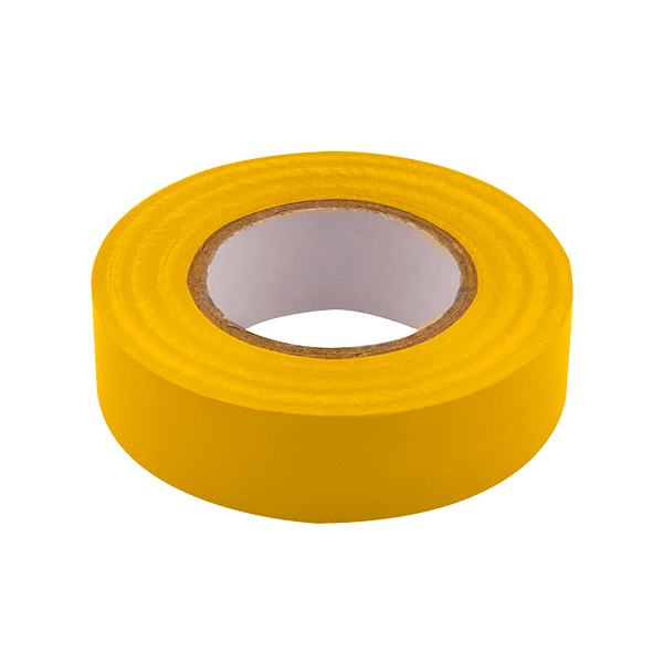 Yellow PVC Electrical Insulation Tape 19mm x 33m