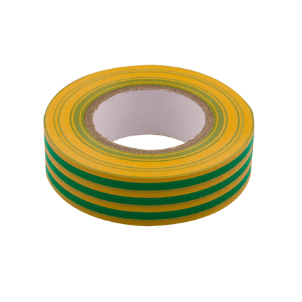 Green Yellow PVC Electrical Insulation Tape 19mm x 33m