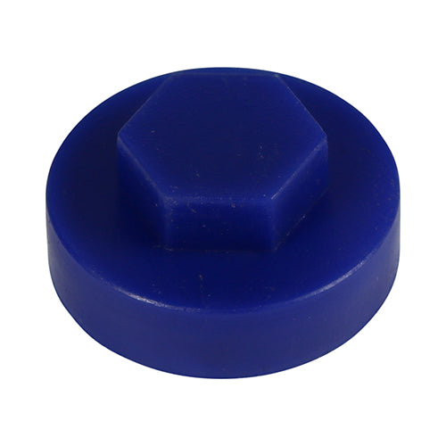 Timco Hex Head Cover Caps, Ultra Marine Plastic, Ash