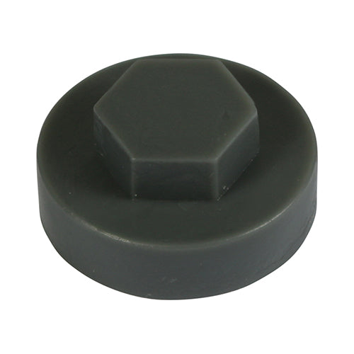 Timco Hex Head Cover Caps, Slate Grey Plastic, Ash