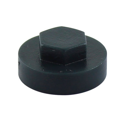Timco Hex Head Cover Caps, Anthracite Plastic, Ash