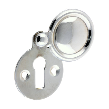 Timco Pair Of Traditional Pattern Escutcheon Polished Chrome