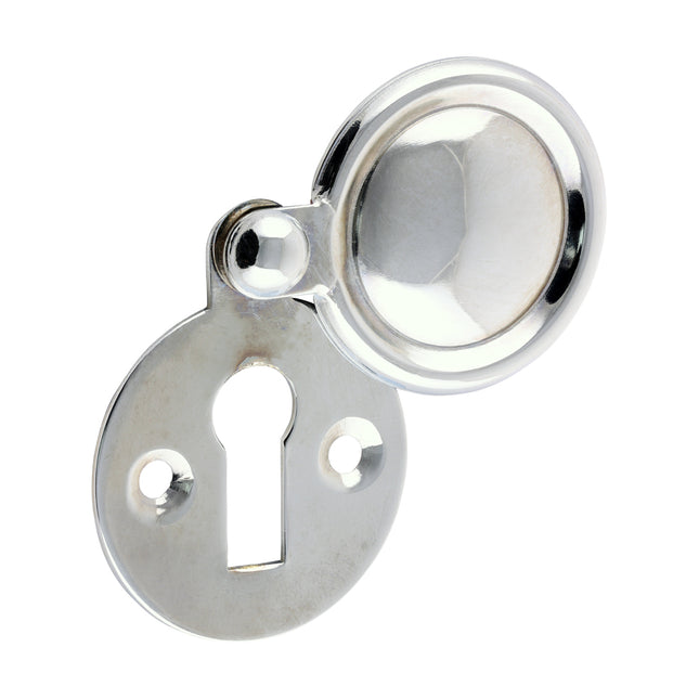 Timco Pair Of Traditional Pattern Escutcheon Polished Chrome