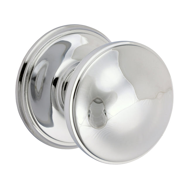 Timco Centre Door Knob, Polished Chrome