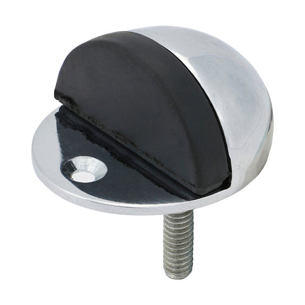 Timco Oval Door Stop, Polished Chrome Zinc