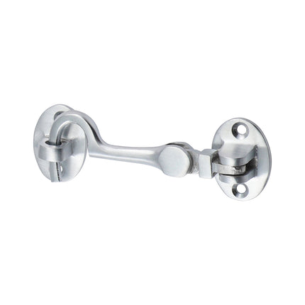 Timco Cabin Hook, Satin Chrome Brass