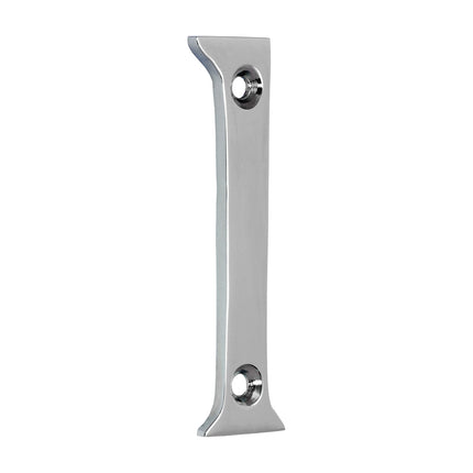 Timco Door Numeral 1, Polished Chrome Lime