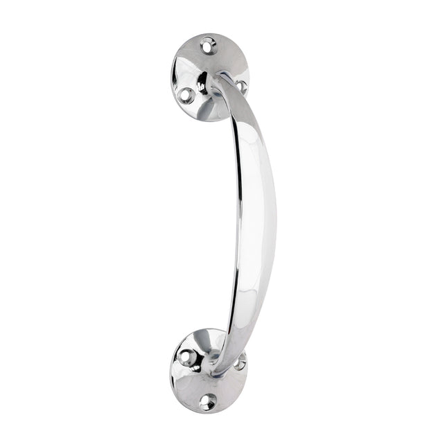 Timco Bow Handle, Polished Chrome Brass, Lime