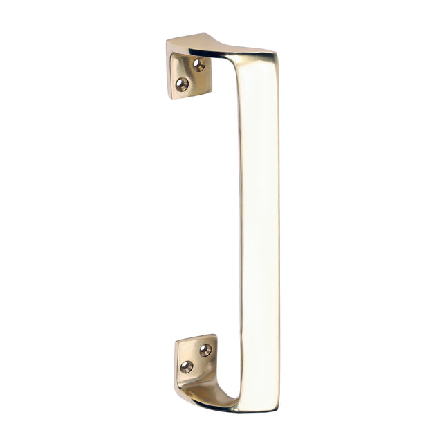 Timco Oval Grip Pull Handle, Polished Brass Lime
