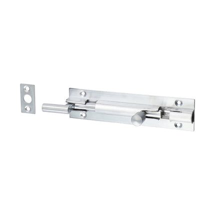 Timco Necked Barrel Bolt, Satin Chrome Brass, Lime