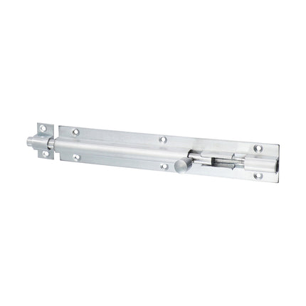 Timco Straight Barrel Bolt, Satin Chrome Brass, Lime