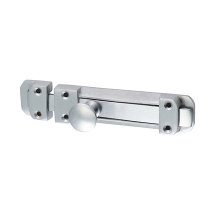 Timco Contract Flat Section Bolt, Satin Chrome Brass, Lime