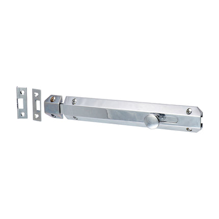 Timco Architectural Flat Section Bolt Polished Chrome, Brass, Lime
