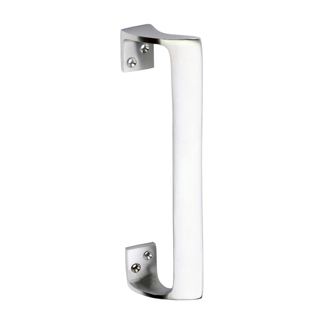Timco Oval Grip Pull Handle, Satin Chrome Brass, Lime