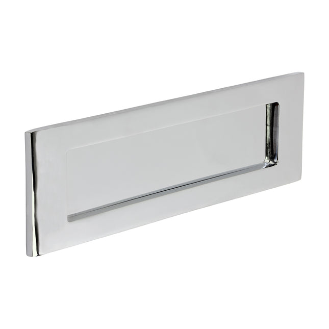 Timco Victorian Letter Plate, Polished Chrome Lime