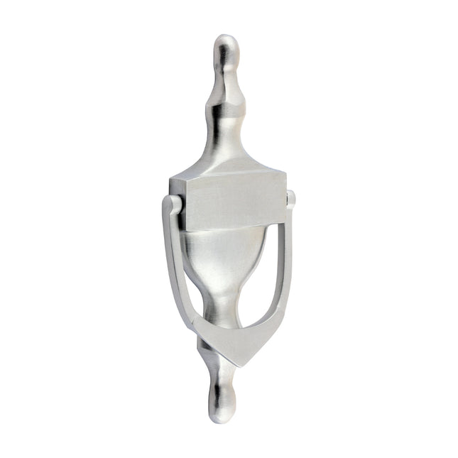 Timco Urn Pattern Door Knocker, Satin Chrome Lime