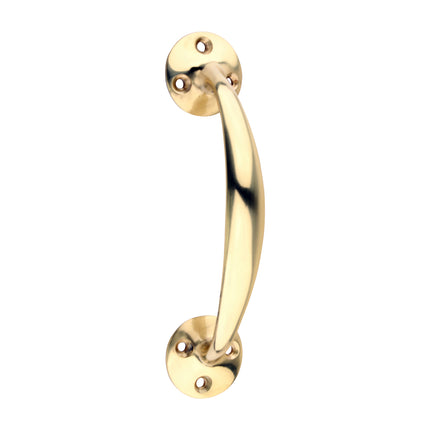 Timco Bow Handle, Polished Brass Lime