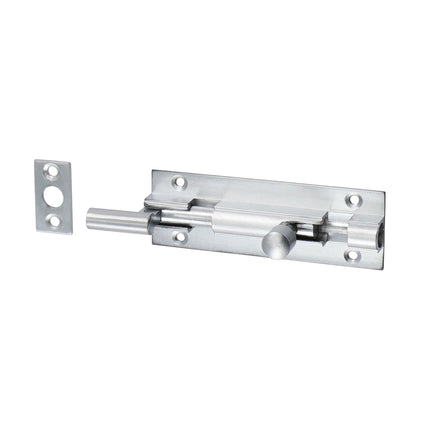 Timco Necked Barrel Bolt, Satin Chrome Brass, Lime
