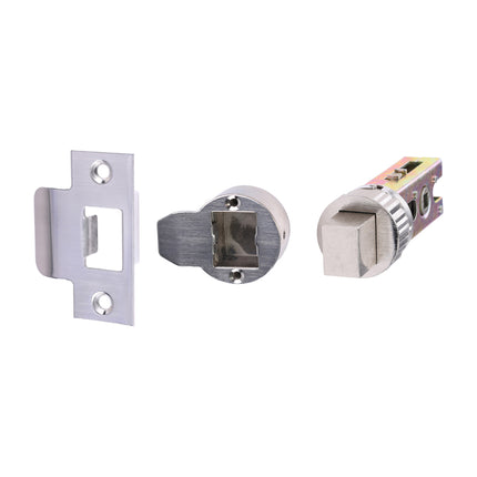 Timco Quick Fit Round Deadbolt, Nickel Lime