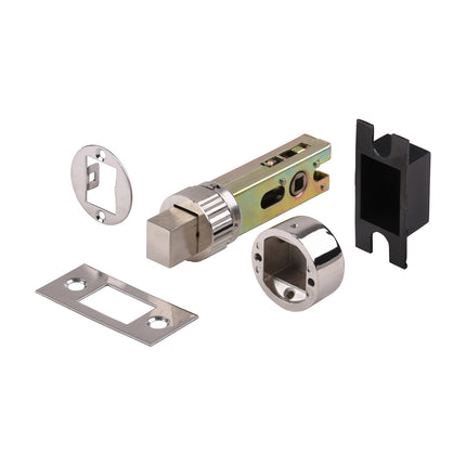 Timco Quick Fit Round Deadbolt, Nickel Lime